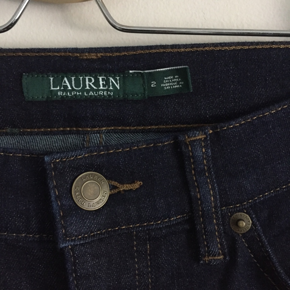 SOLD! Ralph Lauren Modern Straight Curvy Jeans 2 - Picture 3 of 8